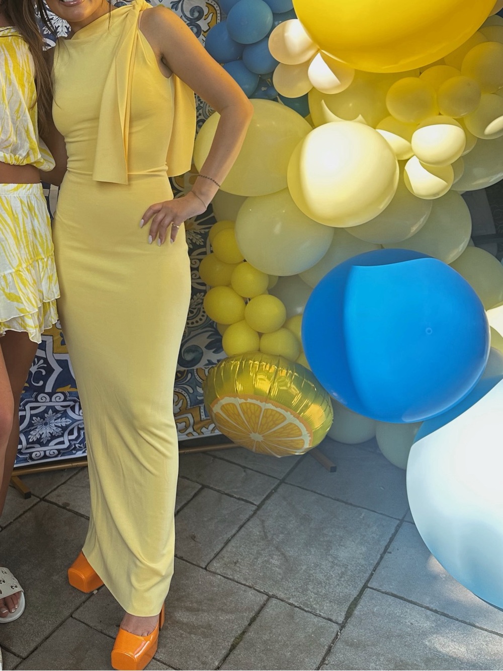KHY butter yellow dress
